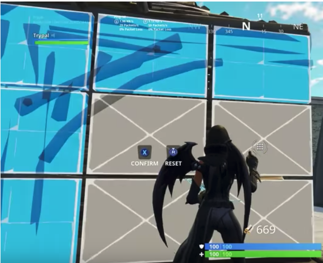 awning editing in fortnite
