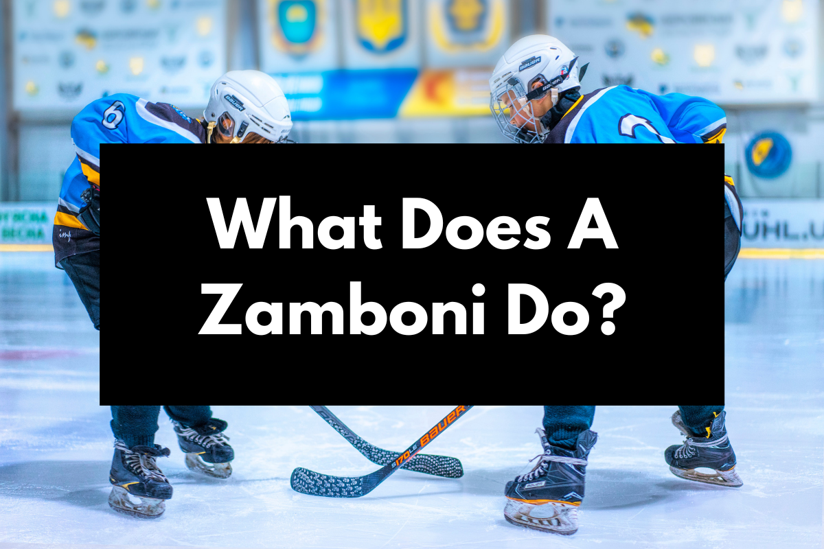 What Does A Zamboni In Hockey Do? Explained Get Hyped Sports