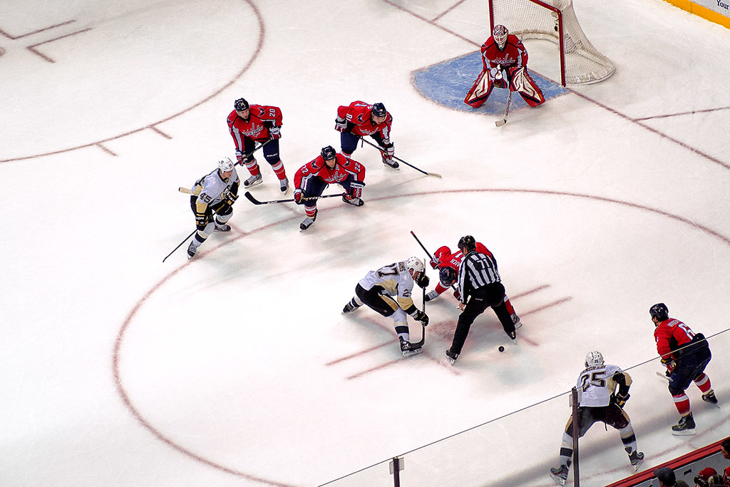 Faceoff with wingers